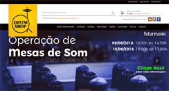 Desktop Screenshot of drumshop.com.br