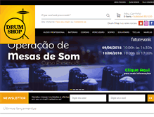 Tablet Screenshot of drumshop.com.br